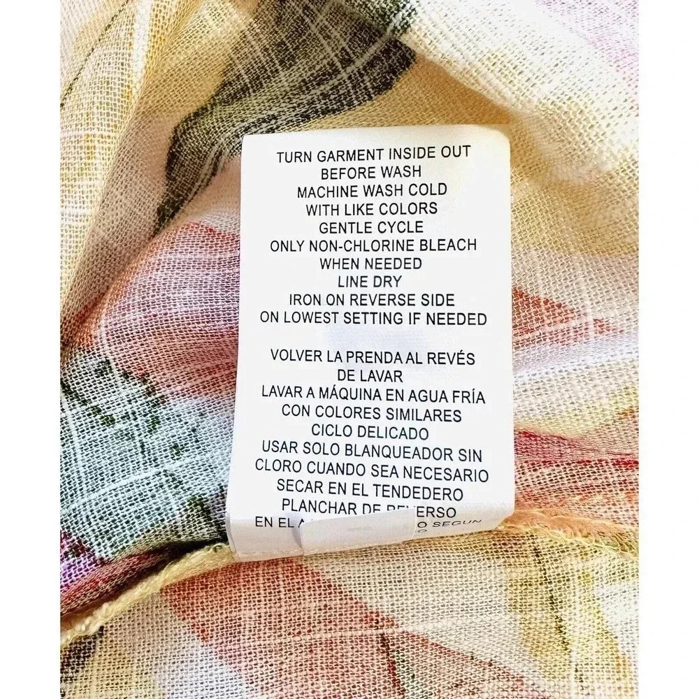 NWT REWIND Women Sleeveless Pullover V-Neck Smocked Back Keyhole Dress Size 2X - Picture 13 of 13